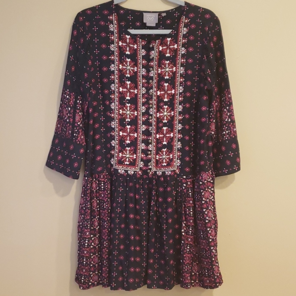 Anthropologie Vanessa Virginia Boho Dress